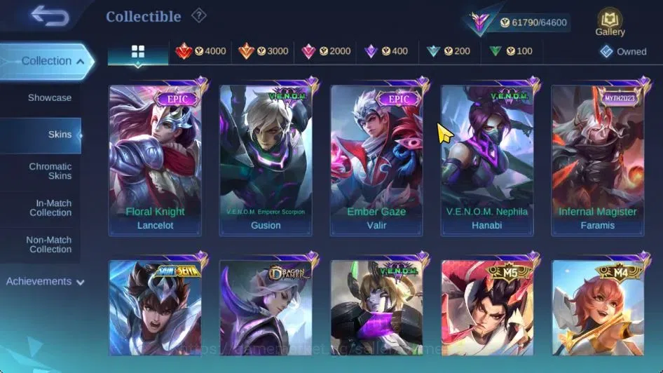 Mobile Legends: Bang Bang Accounts Hero 132|Skin 281|Recall Sea Of Anvils|Prime(Yu Zh image 9