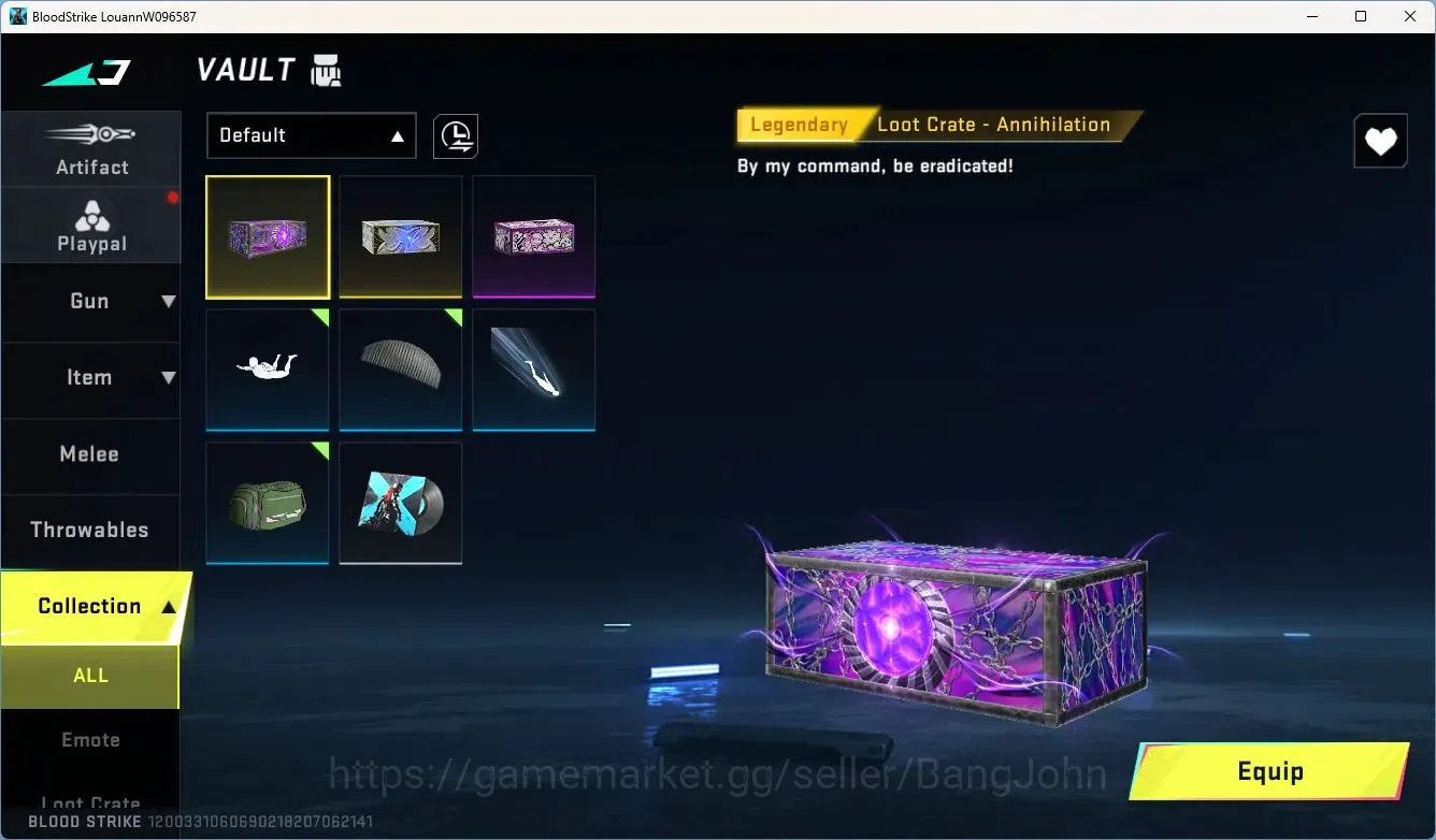 Blood Strike Accounts ASIA | 1 Collab Enzo Striker|1 Legendary Gun: MP5- image 4