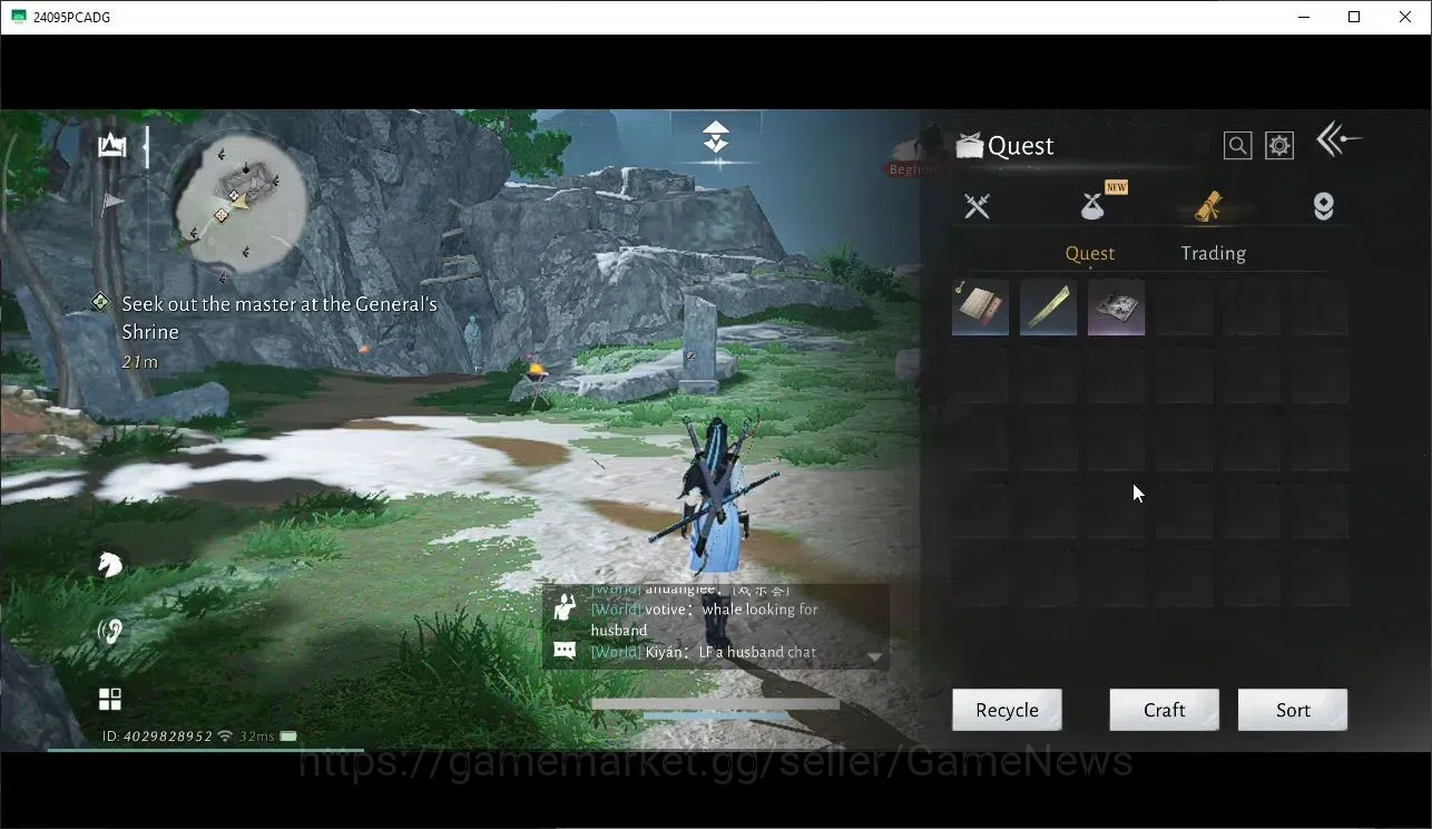 Where Winds Meet Accounts GLOBAL|Lv 5|GS 3676|1 Harmonic Core|Nameless Sword image 17