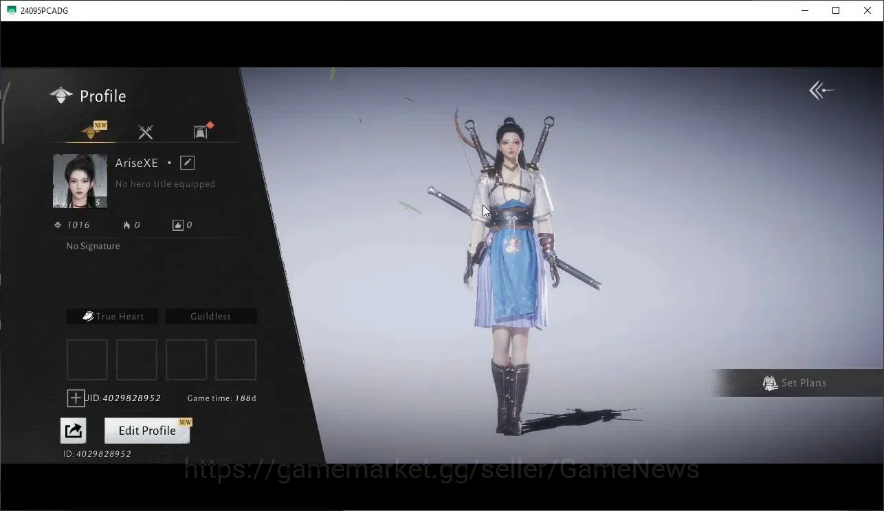 Where Winds Meet Accounts GLOBAL|Lv 5|GS 3676|1 Harmonic Core|Nameless Sword image 2