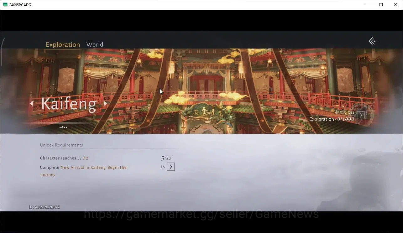 Where Winds Meet Accounts GLOBAL|Lv 5|GS 3676|1 Harmonic Core|Nameless Sword image 20