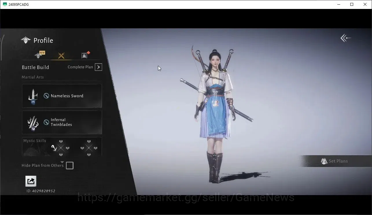 Where Winds Meet Accounts GLOBAL|Lv 5|GS 3676|1 Harmonic Core|Nameless Sword image 3