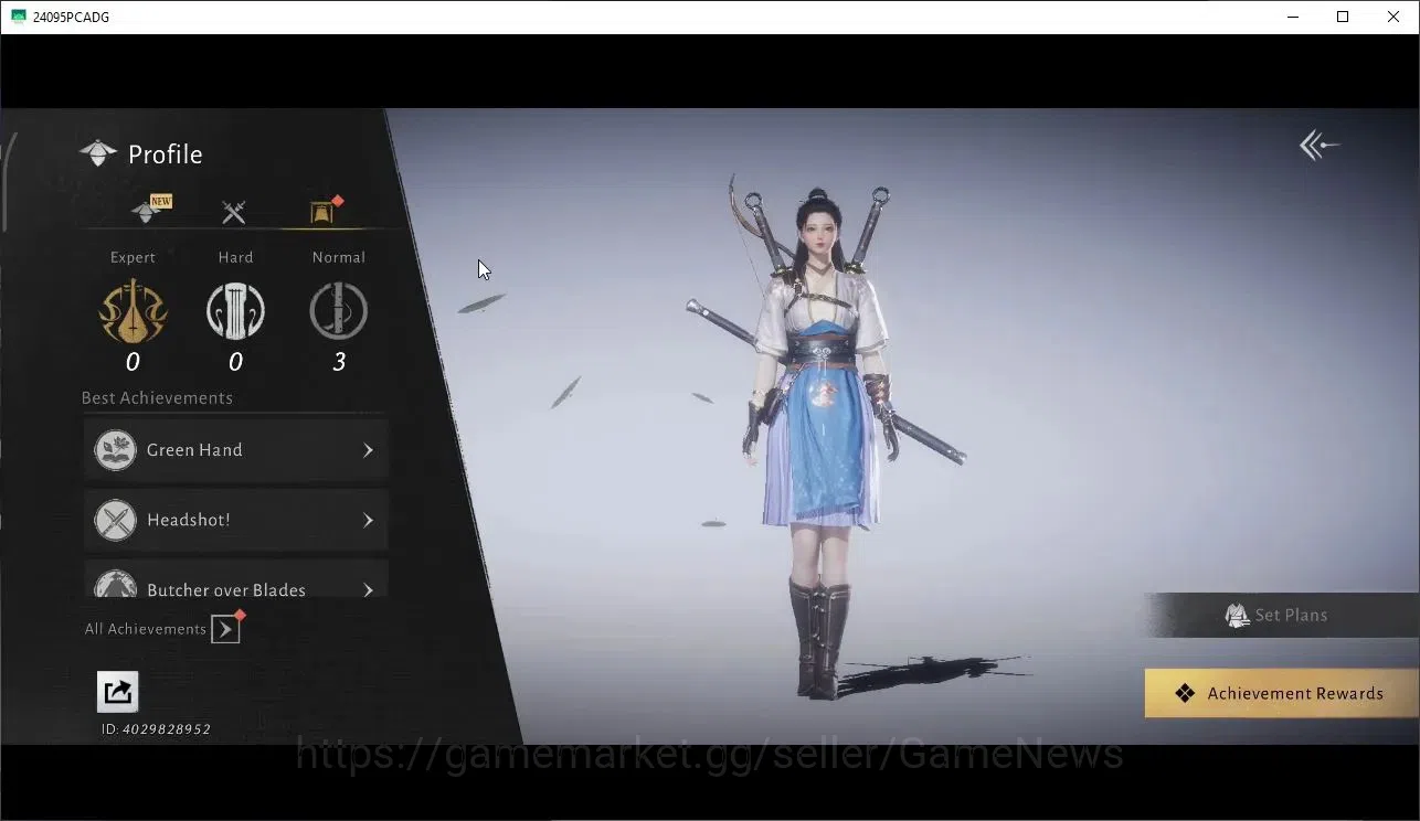 Where Winds Meet Accounts GLOBAL|Lv 5|GS 3676|1 Harmonic Core|Nameless Sword image 4
