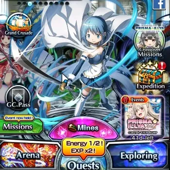 Grand Summoners Accounts End-Game Global|Rank 107|33 Ascend 16 TW|(Okarun,E Shirou,S Miyu,Shadow,DL Rimuru,Sayaka Miki