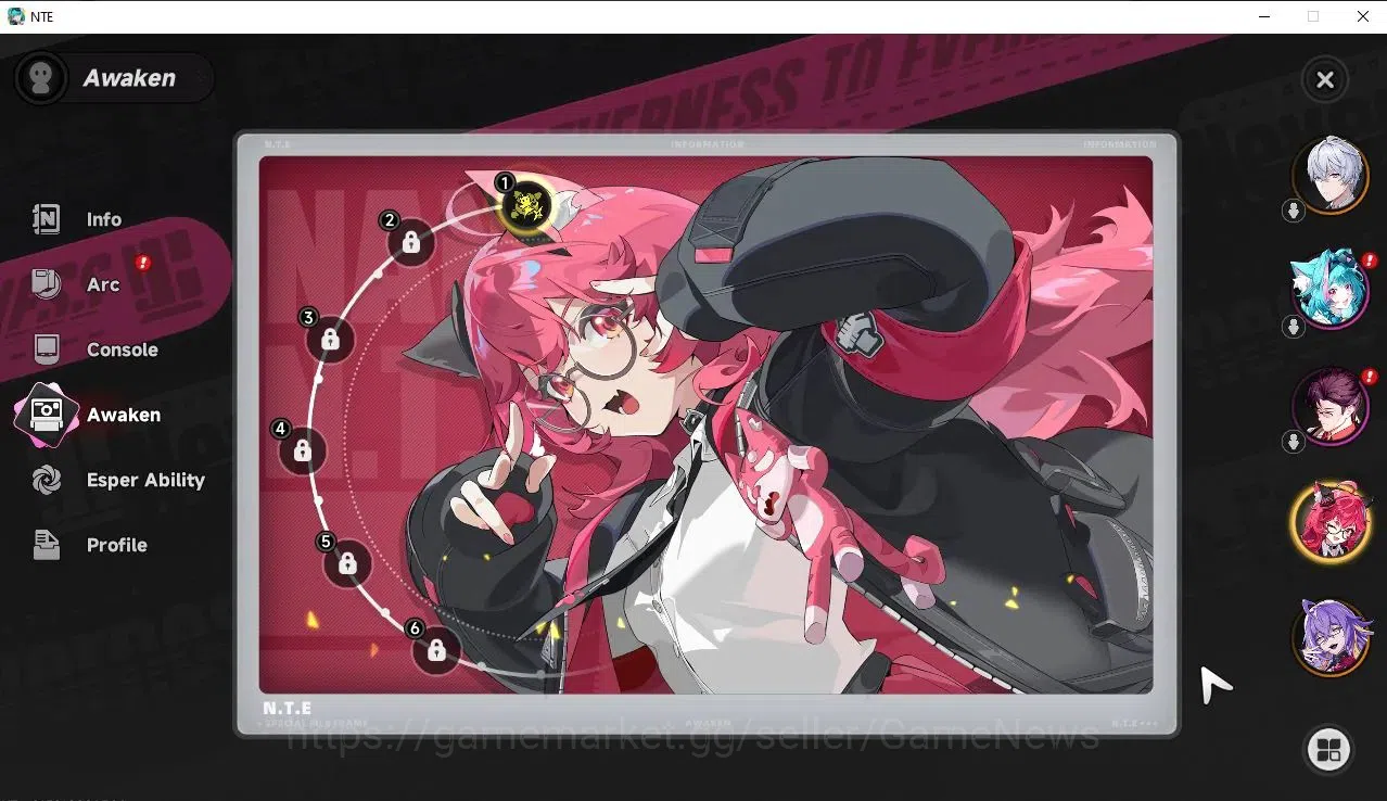Neverness to Everness Accounts GLOBAL EU|HL 3|2 SSR [Nanally A1,Fadia] + S-Class Char Box|6 SR|Selector 44/50 Rolls|Male 2
