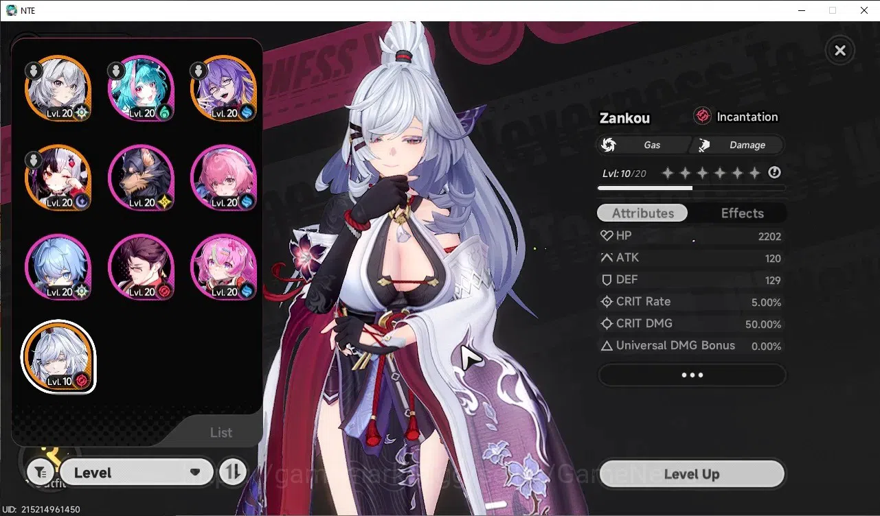 Neverness to Everness Accounts GLOBAL SEA|HL 10|3 S-Class 2 Limited(Zankou,(Lacrimosa+Sign),Fadia|2 S-Class Standard 1