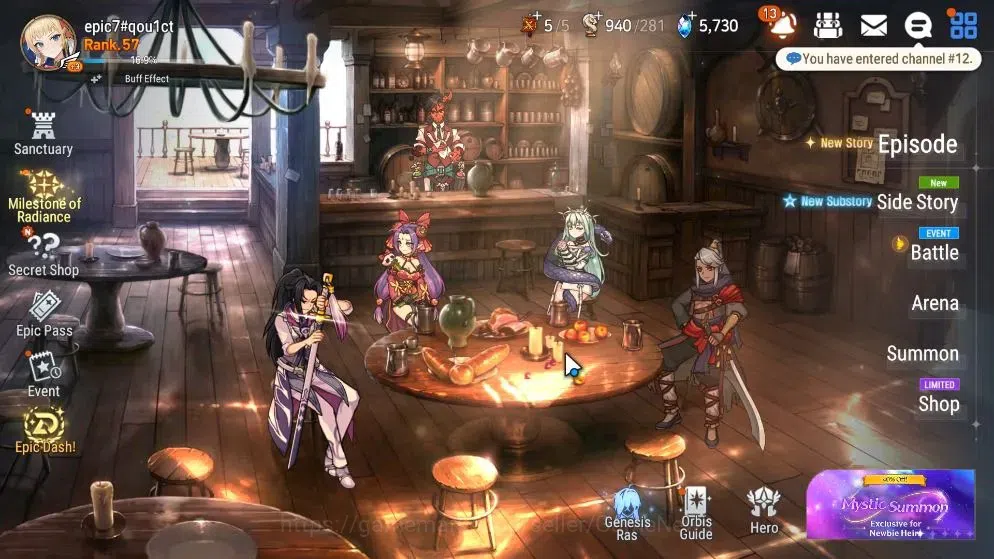 Epic Seven Accounts High-End Global UnVerif|NewEra|15 ML(Rhiana&Luciel,BArunka,Zio,LC Bellona,etc)+A Ludwig,Estele,AB 1