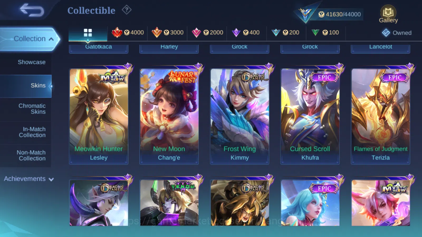 Mobile Legends: Bang Bang Accounts Others Hero 131 | Skin 198 | Collector Natalia | Lighborn Tigreal | Blazing Franco 10