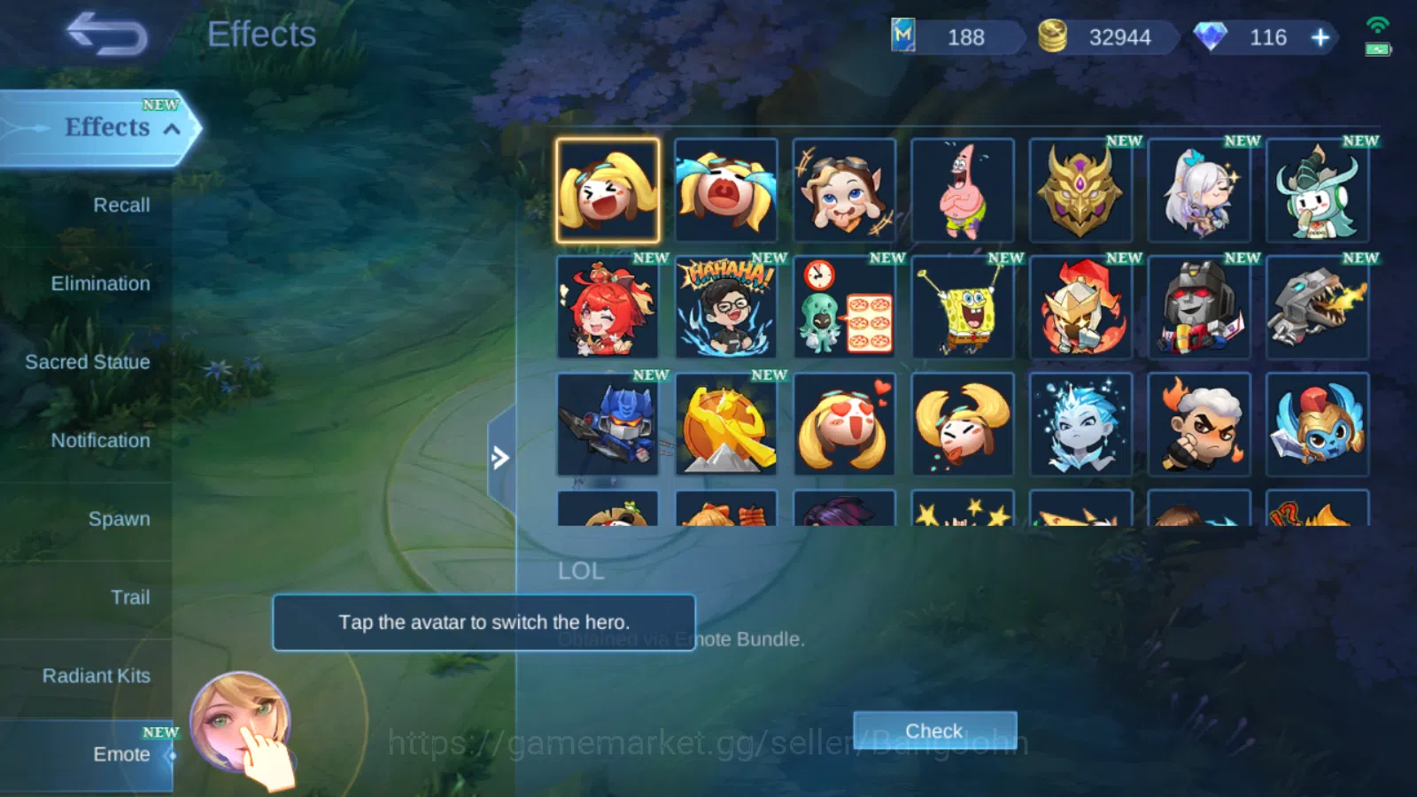 Mobile Legends: Bang Bang Accounts Others Hero 131 | Skin 198 | Collector Natalia | Lighborn Tigreal | Blazing Franco 14