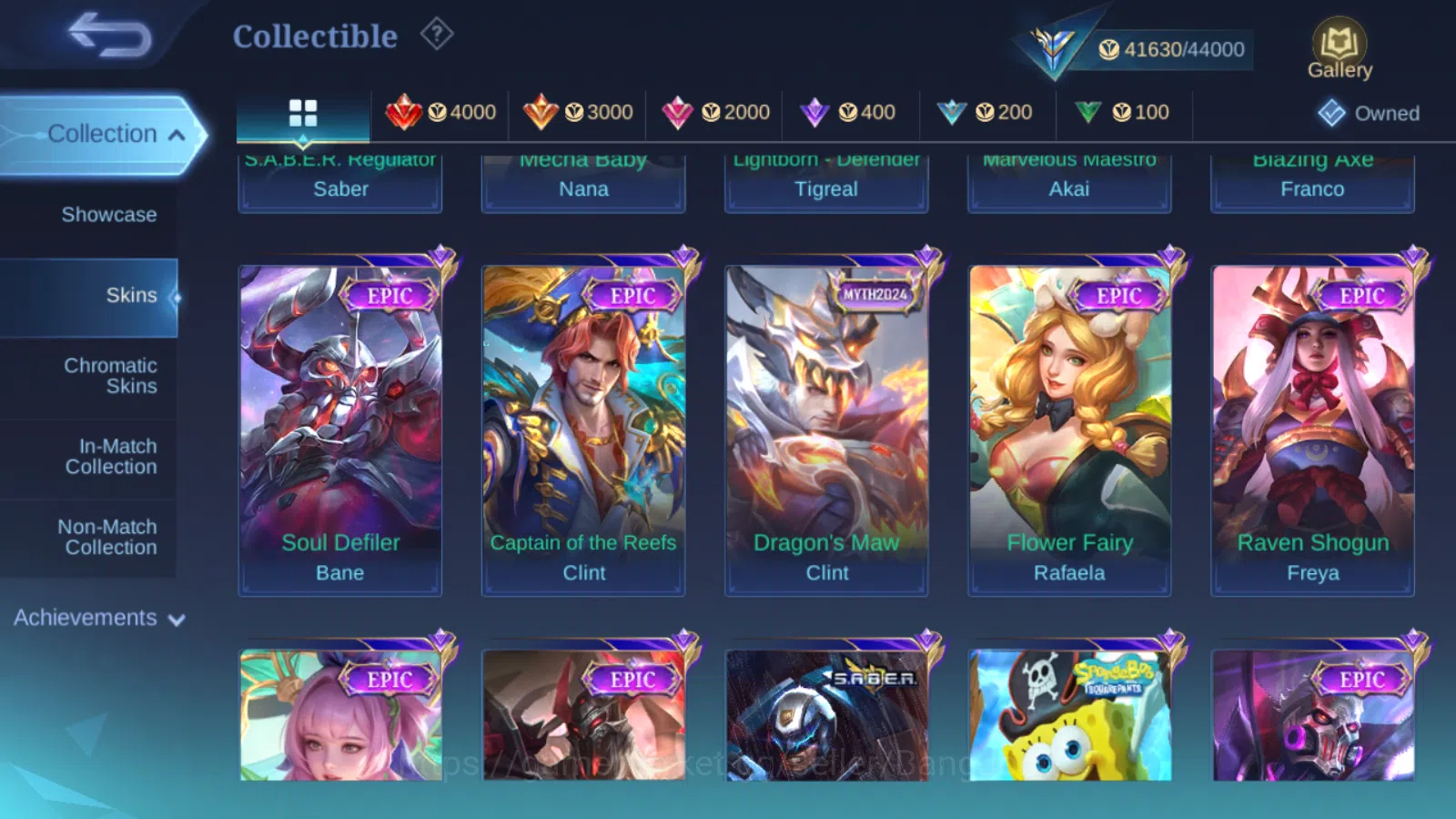 Mobile Legends: Bang Bang Accounts Others Hero 131 | Skin 198 | Collector Natalia | Lighborn Tigreal | Blazing Franco 7