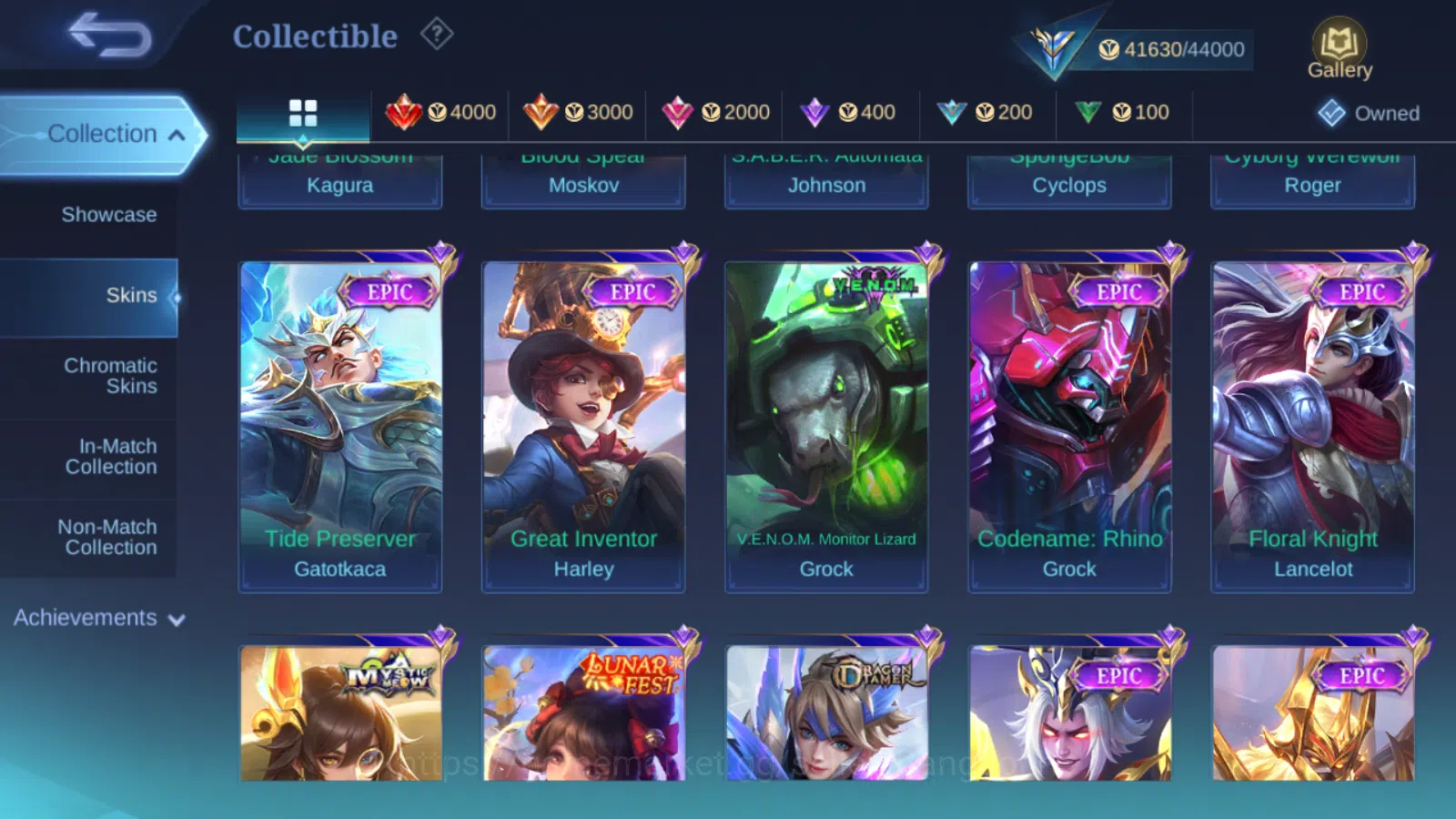 Mobile Legends: Bang Bang Accounts Others Hero 131 | Skin 198 | Collector Natalia | Lighborn Tigreal | Blazing Franco 9
