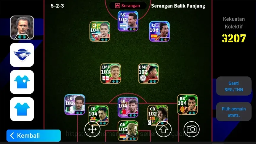 eFootball Accounts Legends & Iconic Players Android|PW 3207|Epic OliverKhan Cafu Forlan Ferrer Batistuta Puyol Sneijder 1