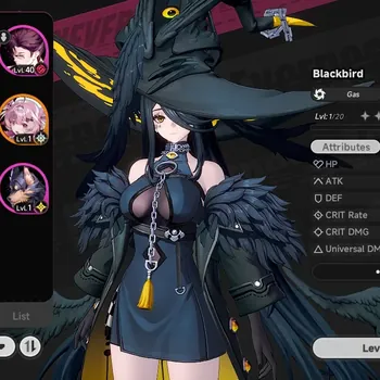 Neverness to Everness Accounts GLOBAL NA|HL 26|3 SSR,1 Limited|(BlackBird +Sign)+Her Glider n Livery Mod|Fadia,Chiz|2 SSR