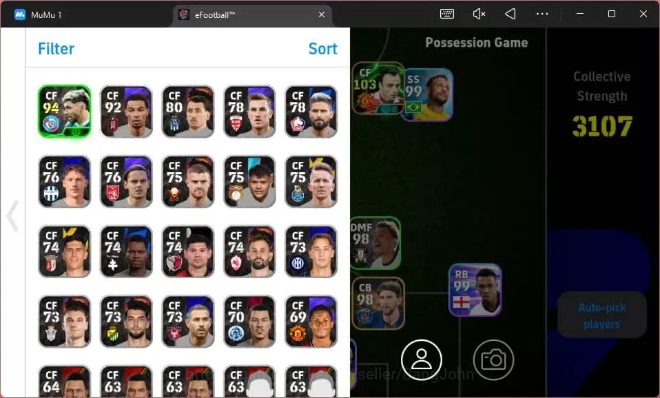 eFootball Accounts Android|PW 3107|Epic Eto'o,Drogba,Ronaldinho,Berba image 1