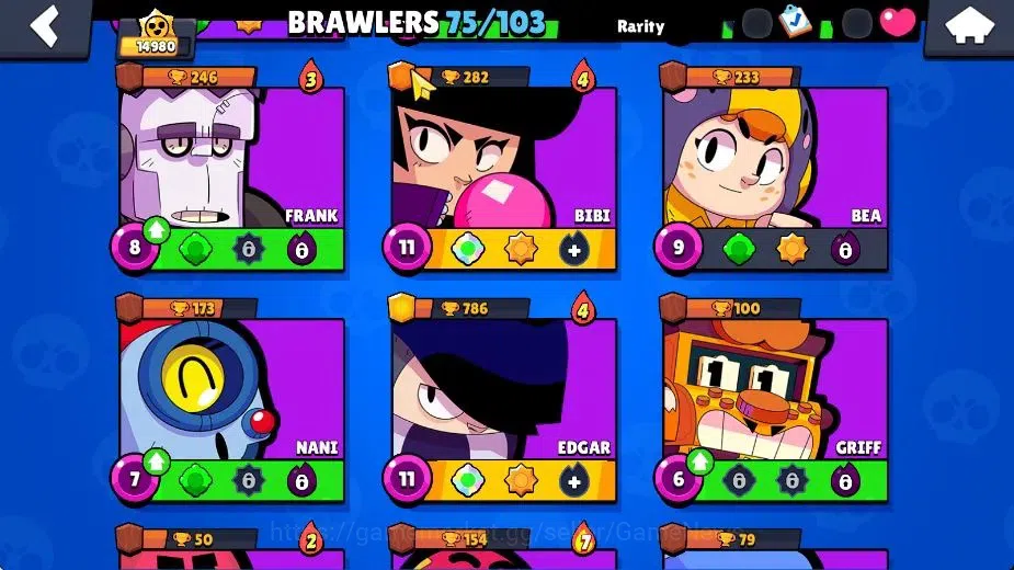 Brawl Stars Accounts 14980 Trophy|7665 Bling|75 Brawlers 17 Max|2 Hyper image 13