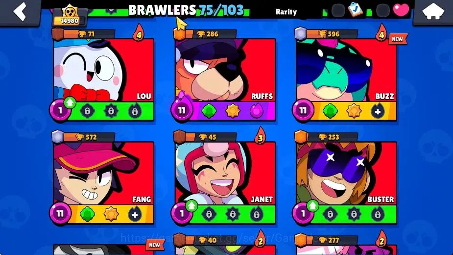Brawl Stars Accounts 14980 Trophy|7665 Bling|75 Brawlers 17 Max|2 Hyper image 18