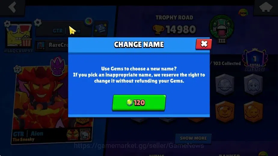 Brawl Stars Accounts 14980 Trophy|7665 Bling|75 Brawlers 17 Max|2 Hyper image 5
