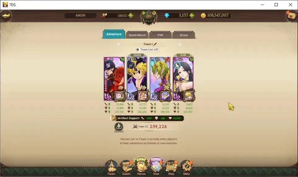 The Seven Deadly Sins: Grand Cross Accounts GLOBAL|3,1M CC|1,137 DM+12 LS|2 LR+8 UR|Helbram,El image 8