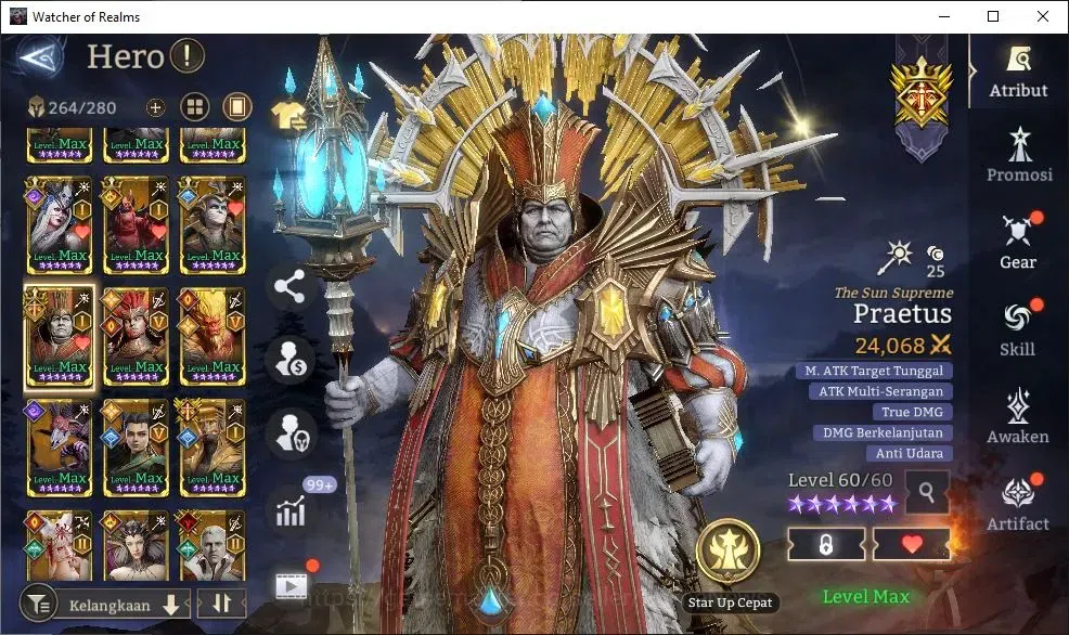 Watcher of Realms Accounts GLOBAL 60x|Lv 89|10M Power|15 Lord[OrenA4,PrateusA image 12
