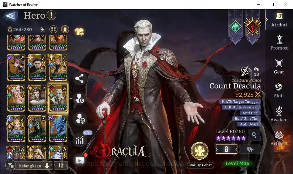 Watcher of Realms Accounts GLOBAL 60x|Lv 89|10M Power|15 Lord[OrenA4,PrateusA image 15