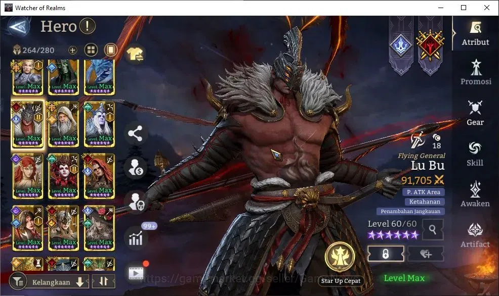 Watcher of Realms Accounts GLOBAL 60x|Lv 89|10M Power|15 Lord[OrenA4,PrateusA image 17