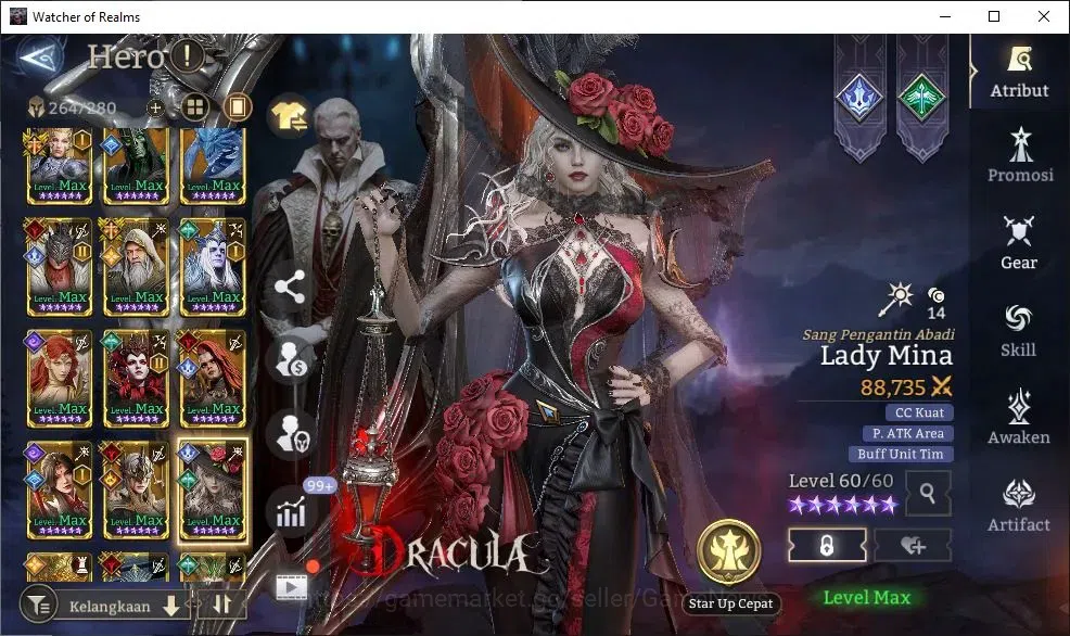 Watcher of Realms Accounts GLOBAL 60x|Lv 89|10M Power|15 Lord[OrenA4,PrateusA image 18