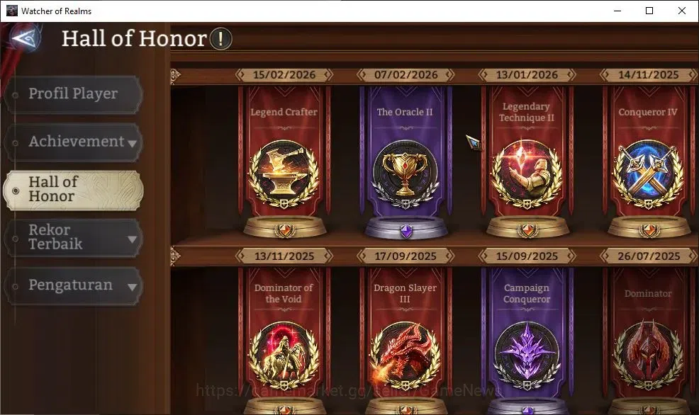 Watcher of Realms Accounts GLOBAL 60x|Lv 89|10M Power|15 Lord[OrenA4,PrateusA image 5