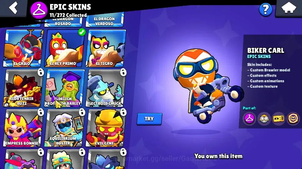 Brawl Stars Accounts 1569 Trophy|27 Brawlers 5 Max Lvl [Kit,Damian,Etc] image 10