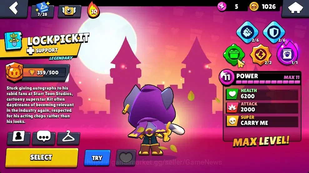 Brawl Stars Accounts 1569 Trophy|27 Brawlers 5 Max Lvl [Kit,Damian,Etc] image 18