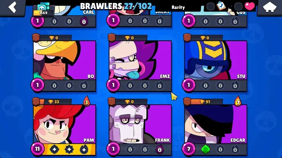 Brawl Stars Accounts 1569 Trophy|27 Brawlers 5 Max Lvl [Kit,Damian,Etc] image 7