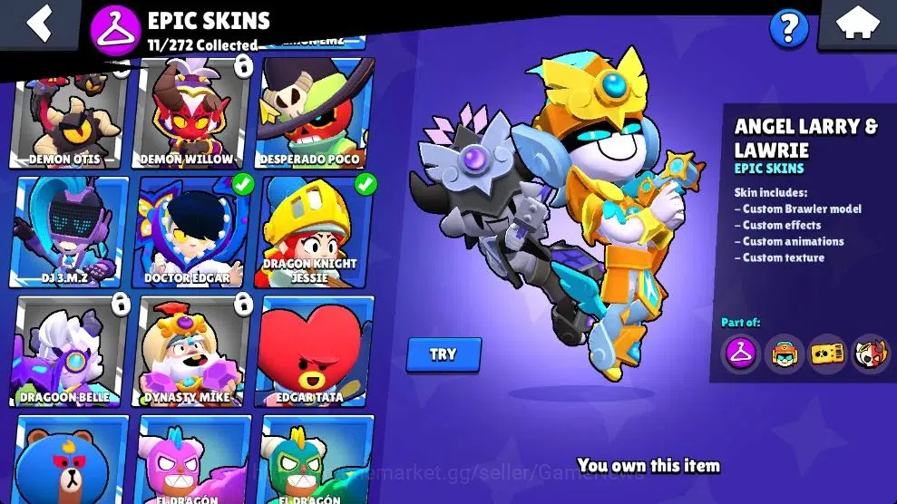 Brawl Stars Accounts 1569 Trophy|27 Brawlers 5 Max Lvl [Kit,Damian,Etc] image 9