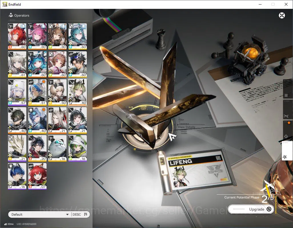 Arknights: Endfield Accounts ASIA|Lv 53|SSR 8(3Limit) [Laevatain,Yvonne,Last Ri image 18