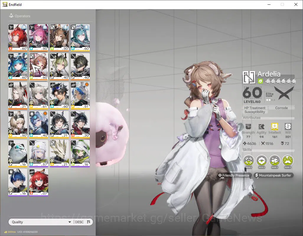 Arknights: Endfield Accounts ASIA|Lv 53|SSR 8(3Limit) [Laevatain,Yvonne,Last Ri image 6