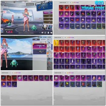 PUBG Mobile Accounts 🔥 #20 PUBG MOBILE 🌍 GLOBAL 💎 GLACIER M416 Lv.6 👑 1 MYTHIC Outfit ⚔️ 8 Lab Weapons ⭐ 141 Cosmetics