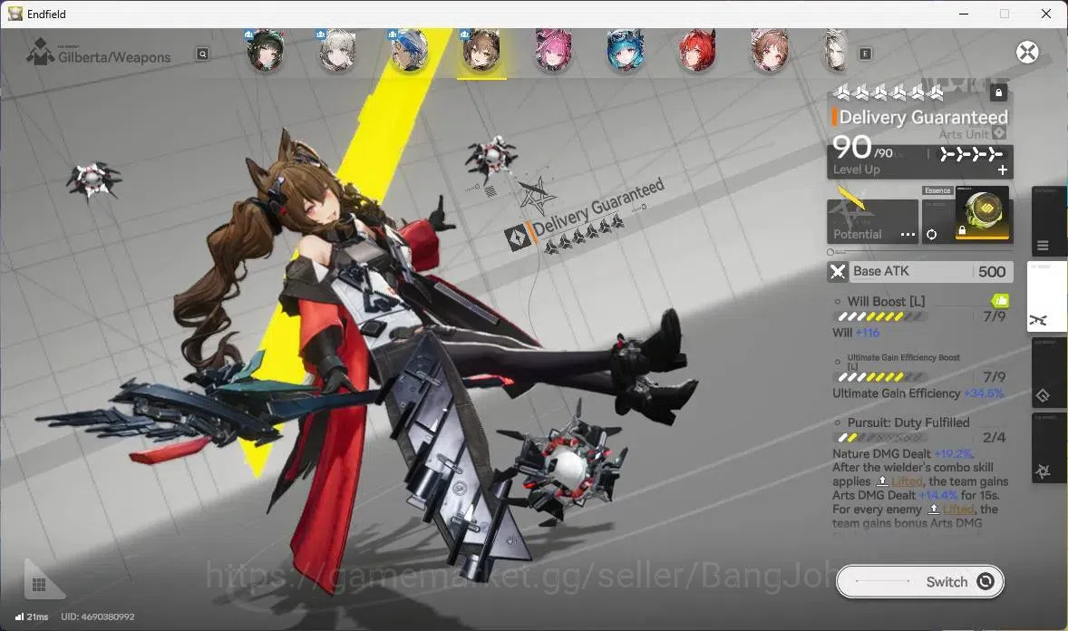 Arknights: Endfield Accounts Asia |Lv 60|5 Limit|Zhuang Fangyi,Gilberta,Yvnonne image 5