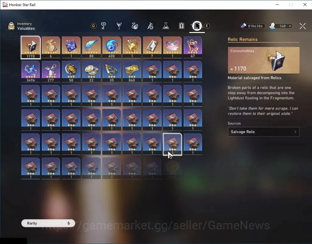 Honkai Star Rail Accounts Asia|TL 50|1 Golden Companion|6 Limited|Castorice+ image 10