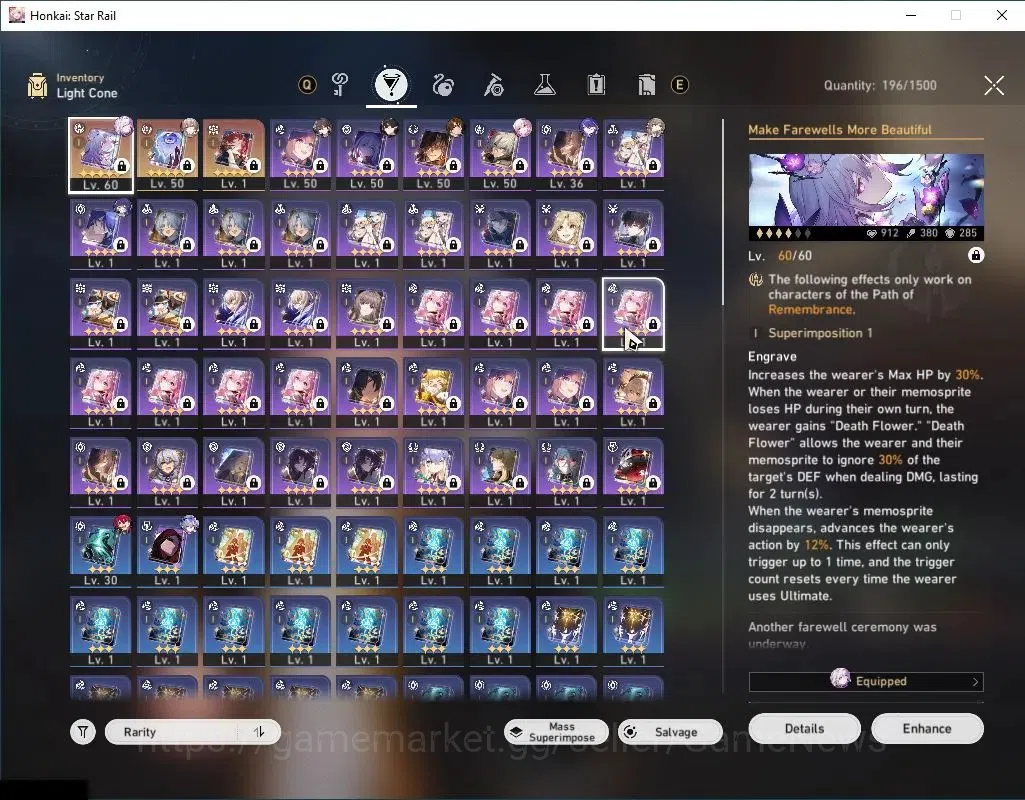 Honkai Star Rail Accounts Asia|TL 50|1 Golden Companion|6 Limited|Castorice+ image 5