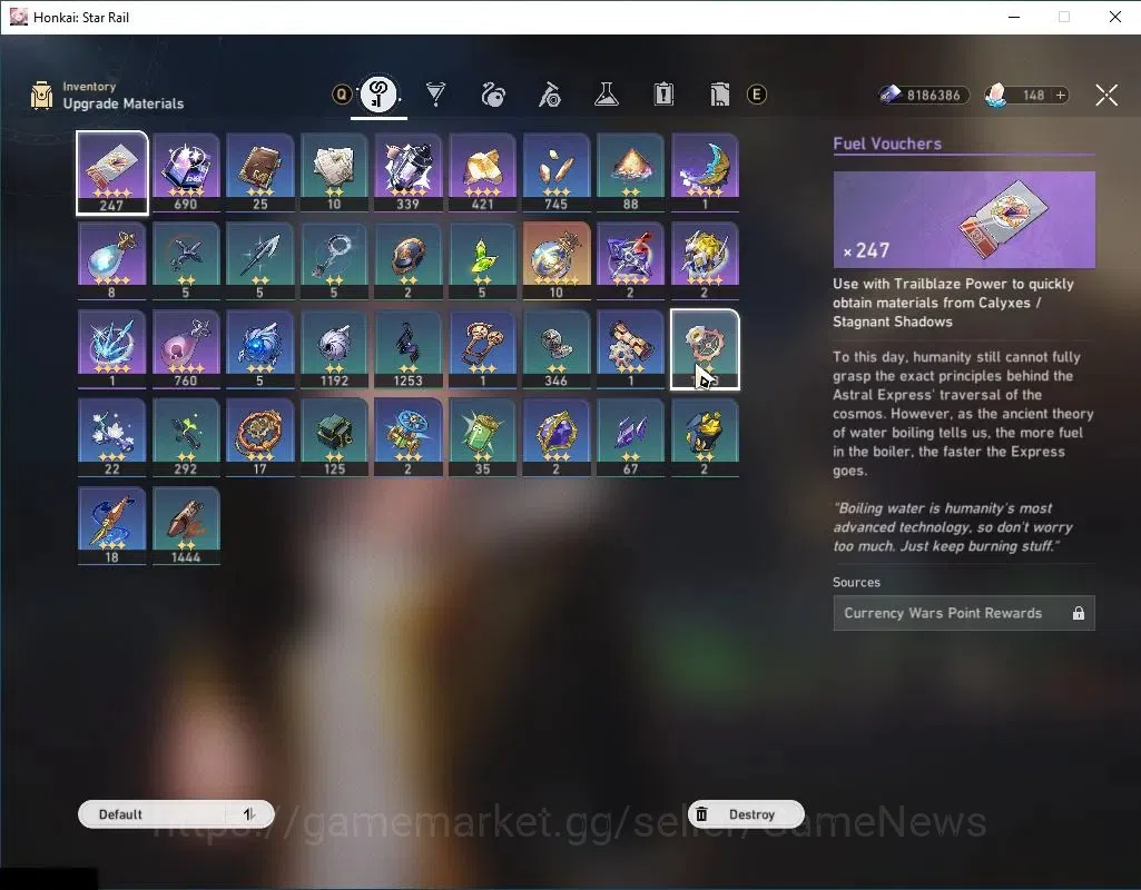 Honkai Star Rail Accounts Asia|TL 50|1 Golden Companion|6 Limited|Castorice+ image 6