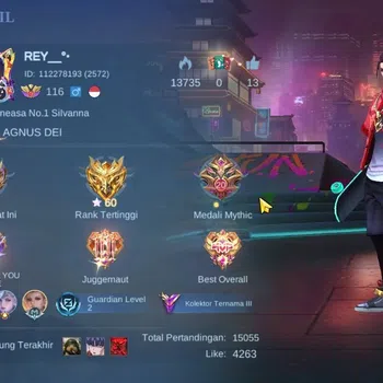 Mobile Legends: Bang Bang Accounts Collector Hero 133|Skin 309|High Glory 60|Kof Karina,Lbox Hayabusa,STUN Chou,Lb