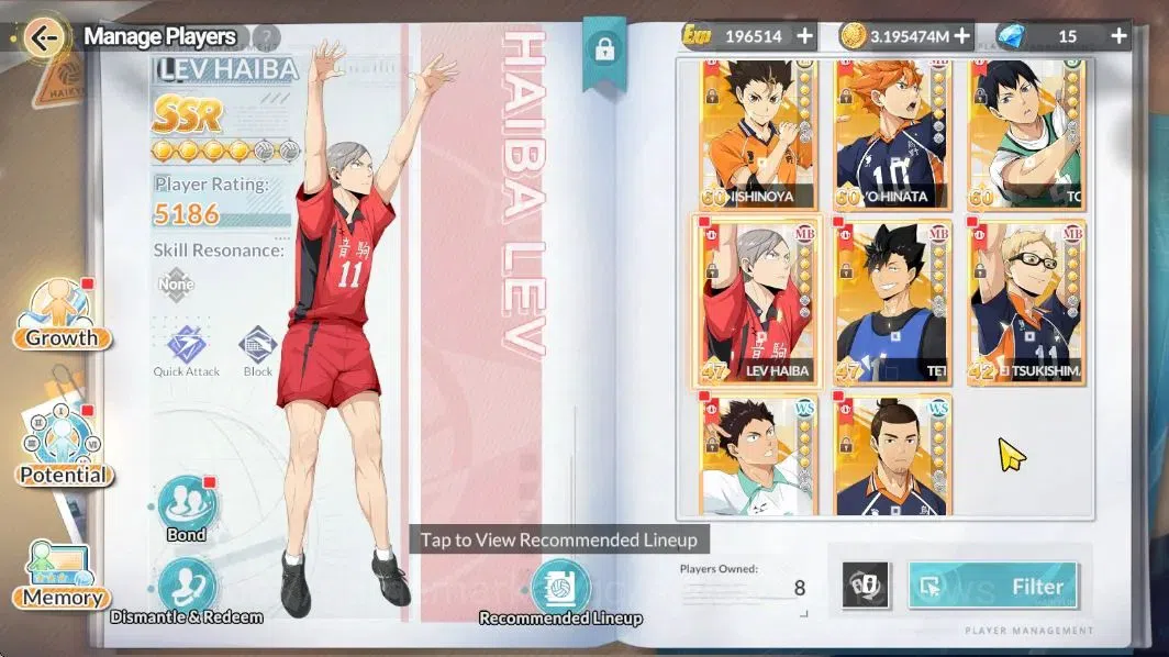 HAIKYU!! FLY HIGH Accounts SEA Lvl 36|2 SP [Ushijima School Festv,Toru+Memo]+ image 2