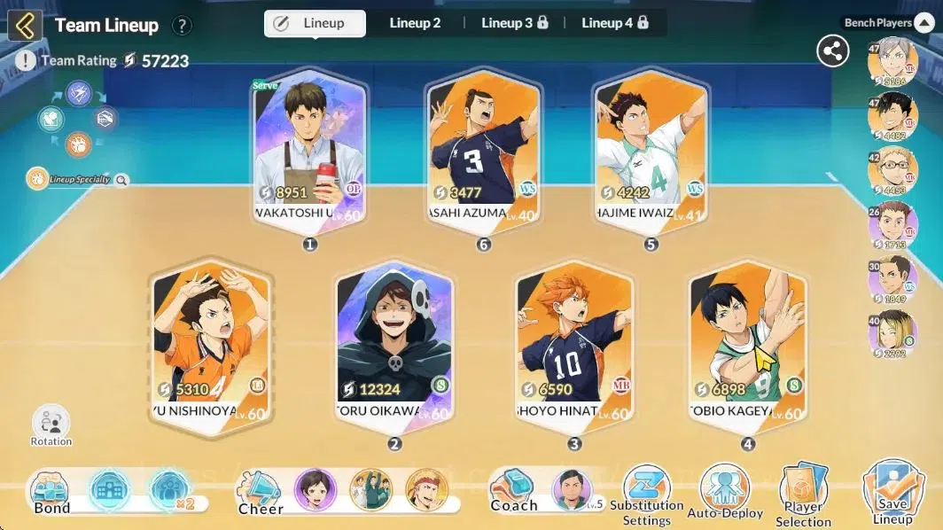 HAIKYU!! FLY HIGH Accounts SEA Lvl 36|2 SP [Ushijima School Festv,Toru+Memo]+ image 4