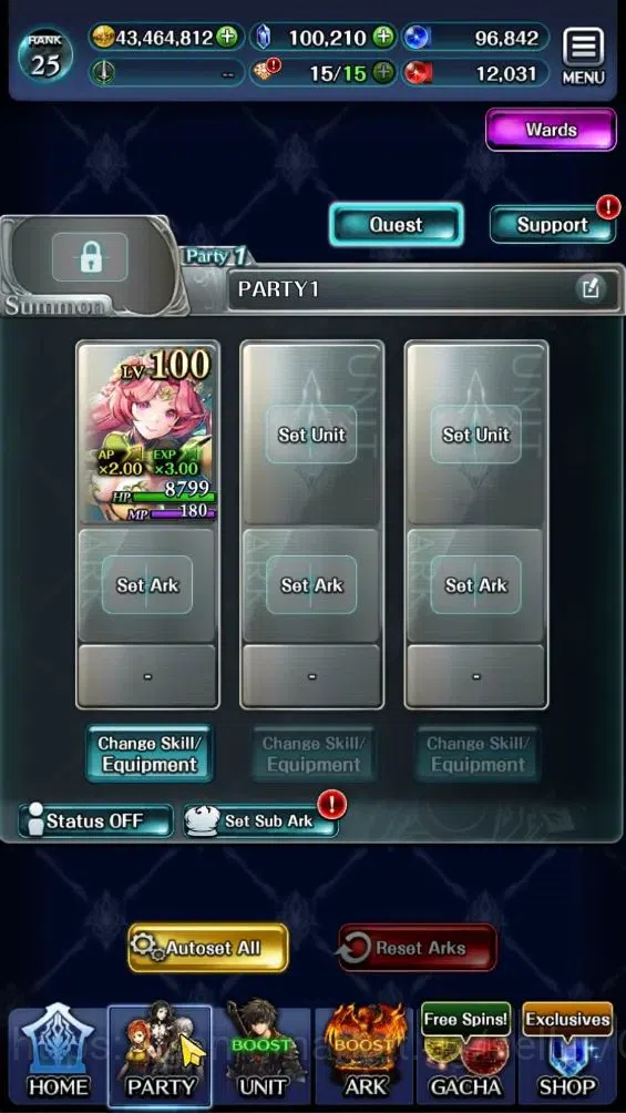 Last Cloudia Accounts Endgame GLOBAL|Rank 25|100K Crystal|Top Tier Unit [SM Sera,PoGT Familie,G Lilaha,NY Maihim 11