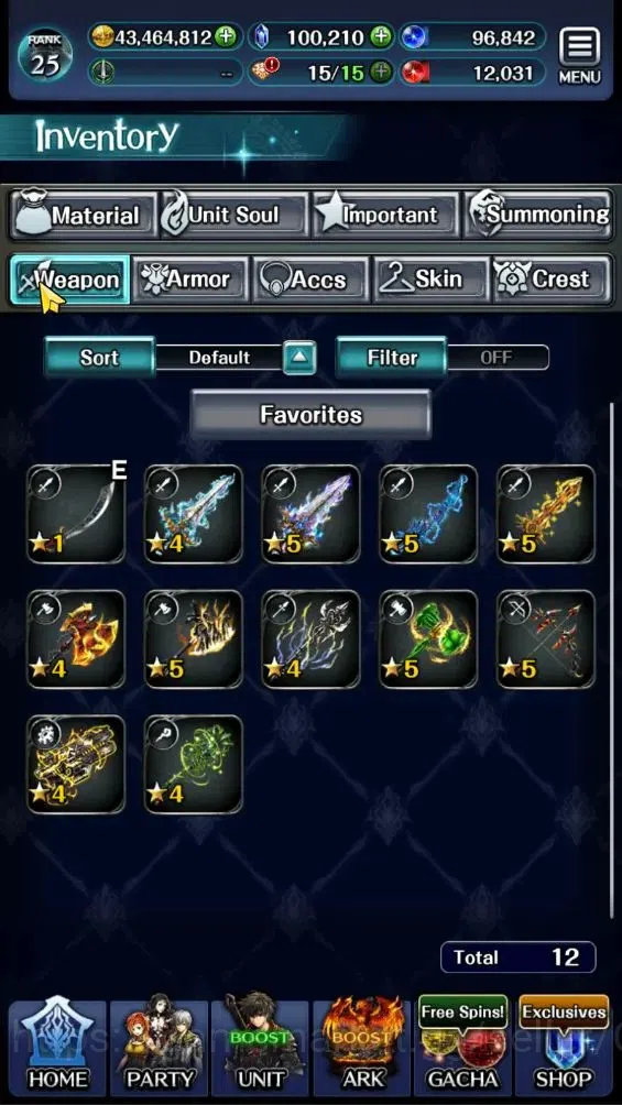 Last Cloudia Accounts Endgame GLOBAL|Rank 25|100K Crystal|Top Tier Unit [SM Sera,PoGT Familie,G Lilaha,NY Maihim 18