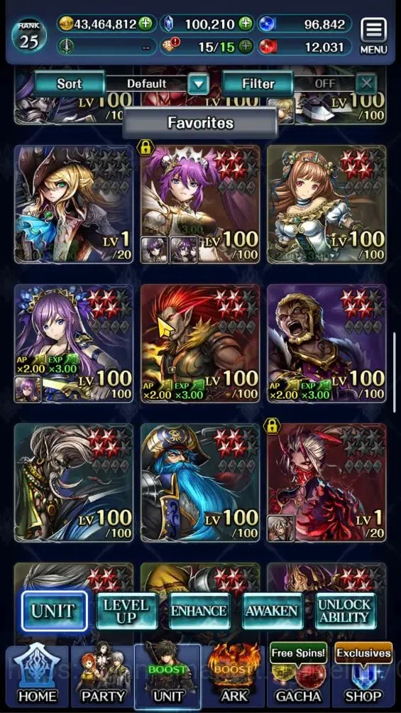 Last Cloudia Accounts Endgame GLOBAL|Rank 25|100K Crystal|Top Tier Unit [SM Sera,PoGT Familie,G Lilaha,NY Maihim 3