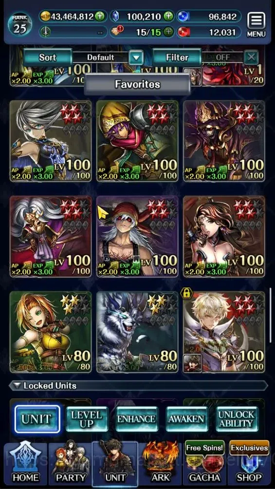 Last Cloudia Accounts Endgame GLOBAL|Rank 25|100K Crystal|Top Tier Unit [SM Sera,PoGT Familie,G Lilaha,NY Maihim 4
