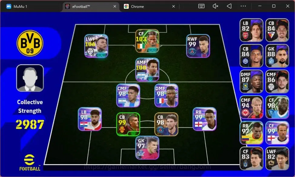 eFootball Accounts Android | PW 2987 | Epic Didier Drogba | Showtime  image 2