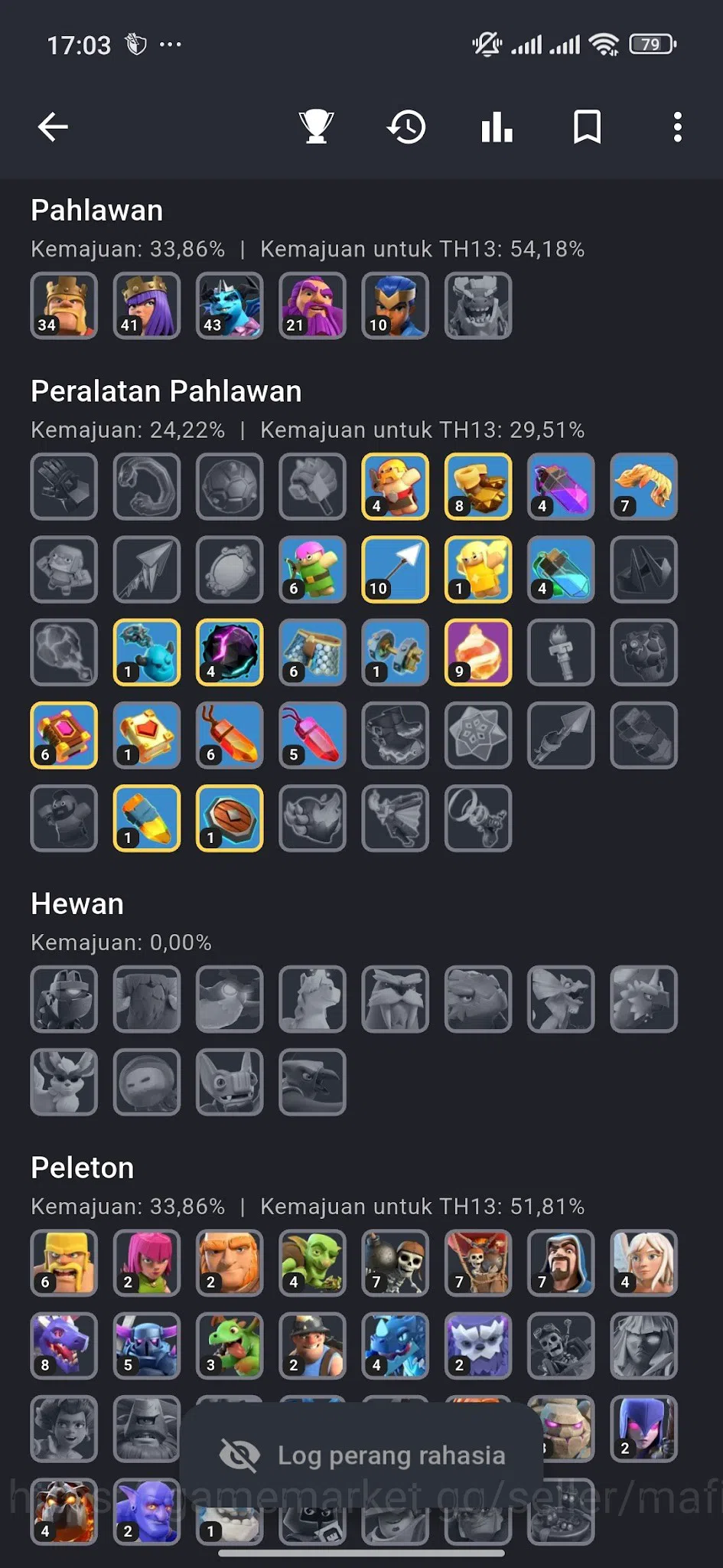 Clash of Clans Accounts TH11–TH13 | 5 Epic Equips: Giant Gauntlet 6, Froze image 11