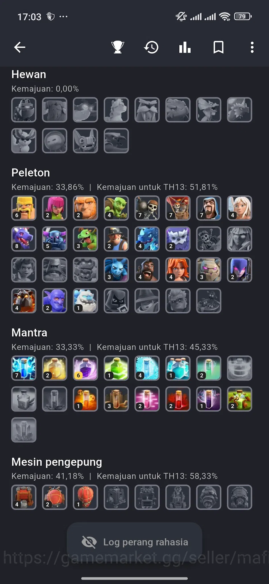 Clash of Clans Accounts TH11–TH13 | 5 Epic Equips: Giant Gauntlet 6, Froze image 12