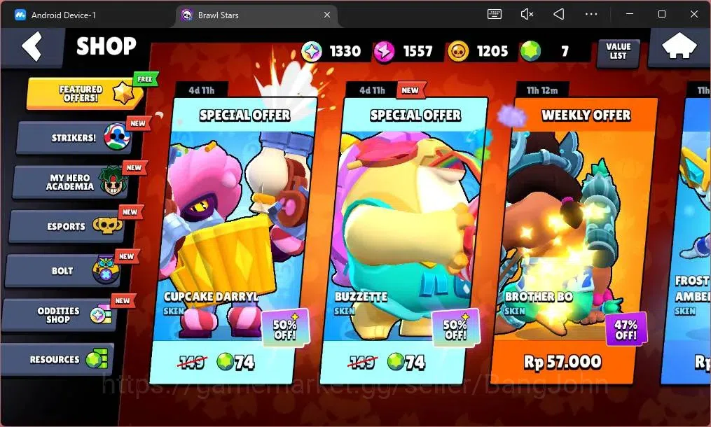 Brawl Stars Accounts Global |1823 Trophy|19 Brawler|3 Max Hypercharge(S image 4