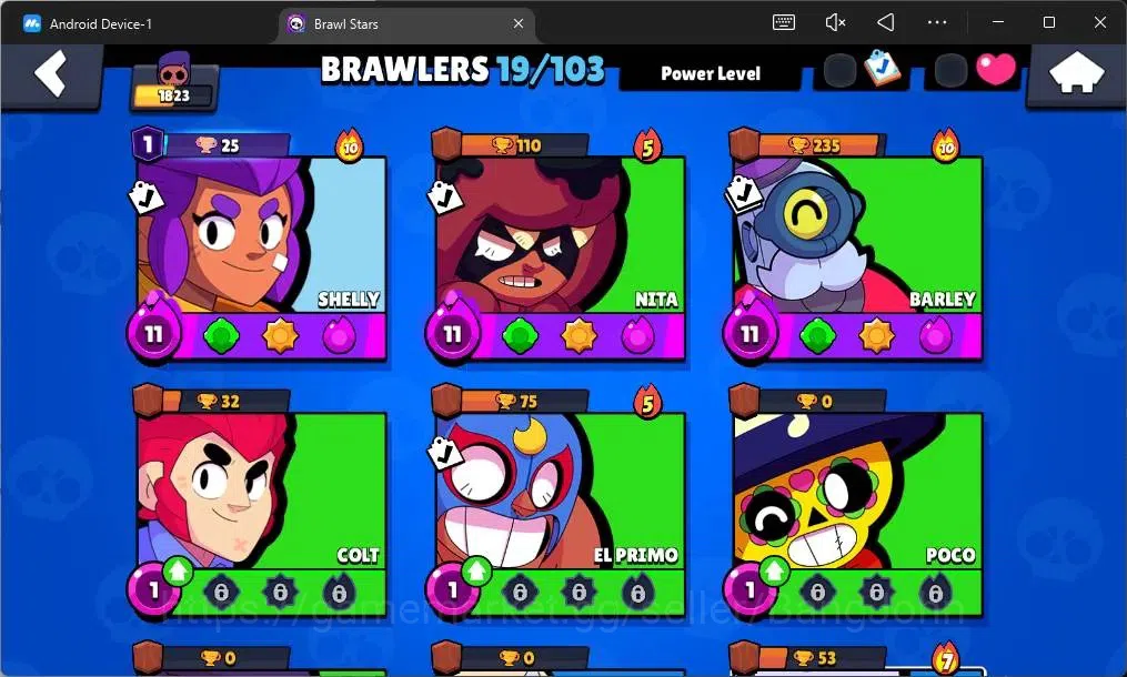 Brawl Stars Accounts Global |1823 Trophy|19 Brawler|3 Max Hypercharge(S image 5